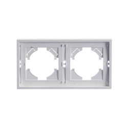 2-es ABS keret fehér, iZi ViPlast sorozat