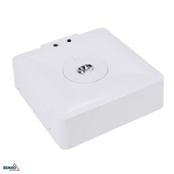 Vészvilágítás SKALER négyzet alakú 3W folyosó optika IP40 autotest 2H CNBOP Luxmena