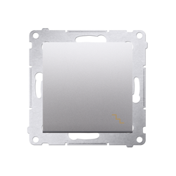 Simon 54 Premium Ezüst lépcsőkapcsoló (moduláris) gyorscsatlakozó, DW6.01/43