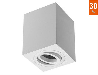 Oprawa natynkowa lampa kwadratowa biała Sensa GTV