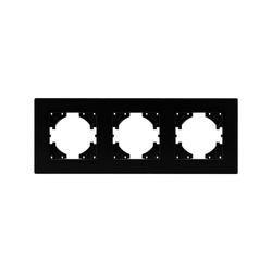 3-as ABS keret fekete, ViP ViPlast