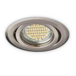 Dekoratív kör alakú gyűrű OH15 lámpatestekhez matt króm mozgatható Kobi