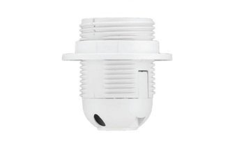 Termoplasztikus foglalat E27 karimával fehér D.3006B Pawbol