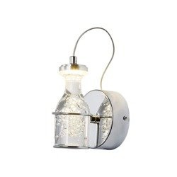 Fali lámpa BOTTLE króm 1x5W LED IP20 5W LED 4000K Milagro 5W LED 4000K Milagro