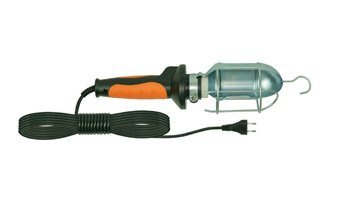 Kézi műhelyvilágító PL-2 E27 fekete narancssárga 5m D.3036G Pawbol