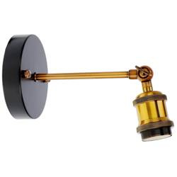 LOFT NAVIS E27 fekete sárgaréz fali lámpa EDO777183 Edo Solutions