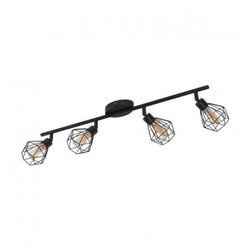 Lampa natynkowa ZAPATA 1 czarna, bursztynowa 4x 3W 3000K G9/LED 32767 Eglo
