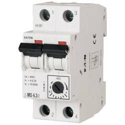2 pólusú motoros megszakító 2,2kW 4-6,3A 248397 Eaton
