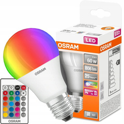 LED izzó E27 9W 2700K RGBW meleg dimmelhető távirányítóval Osram
