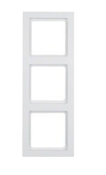 Berker Q.3 Hármas keret fehér, bársony 10136099