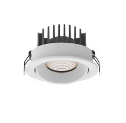 Kerek süllyesztett fénycső CYKLOP LED 12W 3000K 900lm IP65 fehér Maxlight H0094