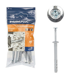 FX-K 6x60 mm-es gyorstartó dübel műanyag zacskóban 10 db.