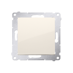 Keresztkapcsoló piktogram nélkül (moduláris) 10AX 250V gyorscsatlakozó, krém Simon 54 DW7.01/X/41 Kontakt Simon