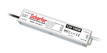 Hermetikus tápegység 100W 12V IP67 8.33A univerzális Scharfer SCH-100-12