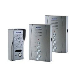Egycsaládos ajtóbejárati rendszer ELUVIO INTERCOM, kézibeszélő, szürke, Orno OR-DOM-RE-920/G