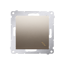 Simon 54 Premium Arany lépcsőkapcsoló (moduláris) gyorscsatlakozó, DW6.01/44