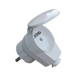 IP44 fröccsenésbiztos dugalj, kivehető 250V/16A