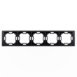 5 irányú keret Neos univerzális vízszintes és függőleges grafit matt Simon Basic BMRC5/28