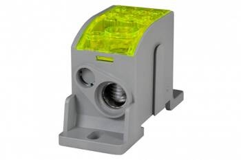 Block LKN 160A (1x70/1x16 - 6x16) sárga F-elektro