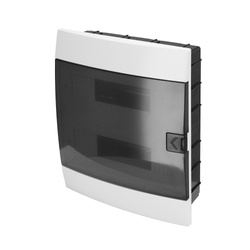 Süllyesztett 24 modulos kapcsolótábla fehér füst HOROZ