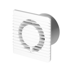 Fürdőszobai ventilátor 100mm, felszíni szerelésű, nedvességérzékelővel és időzítővel Virone