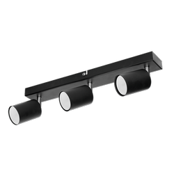 DOA SP 3I, fali és mennyezeti lámpatest, GU10 max. 3x50W, IP20, fekete