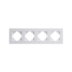 4-es ABS keret fehér, ViP ViPlast