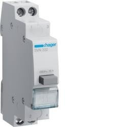 HAGER SVN332 NYOMÓKAPCSOLÓ, 2Z, 16A, MODULÁRIS, 1M