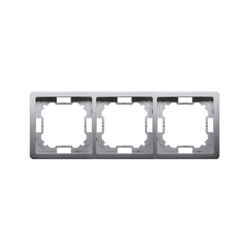 3 irányú keret – univerzális vízszintes és függőleges, inox (met.) Kontakt Simon BMR3/21 modul