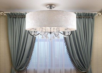 Plafond Amsterdam kis 5xE14 kerek Ecru kristályok C0060 Maxlight C0060 Maxlight