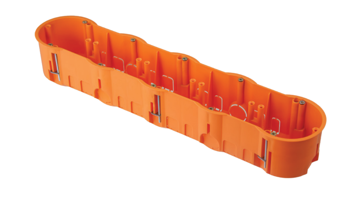 Süllyesztett szerelődoboz 5x60 mélységű csavarokkal A.0048PG Pawbol