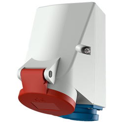 MENNEKES CEE fali csatlakozó 16 A, 5 tűs, földelő csatlakozó IP44 1649