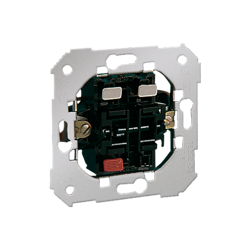 Zárló kapcsoló - kettős nyomógomb (1 bemenet, 2 kimenet) (mechanizmus) 10A 250V Simon 82