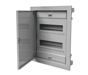 Moduláris kapcsolószekrény 2x12 süllyesztett fémajtóval IP40 C.1524 Pawbol IP40 C.1524 Pawbol