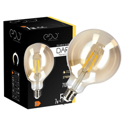 DARI LED izzószálas dekorációs izzó 7W, E27, 2700K, 710lm, 230V, GOLD, G125, EDO777636 EDO Solutions