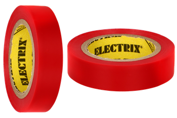 PVC elektromos szigetelő szalag 15mm x 10m vízálló Anticor 211 piros