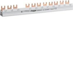 HAGER KDN363F FÁZISSÍN 1DB 4P FI-RELÉ ÉS 8DB 1P KISMEGSZAKÍTÓ RÉSZÉRE, 10MM2, 12M, 210MM