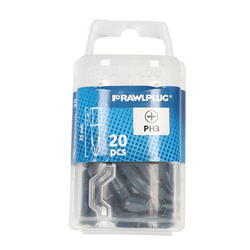 Hosszú bitek Phillips3 PH3 25mm műanyag csomag 20 db