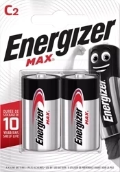 Alkáli elem C MAX Energizer R14 LR14 1.5V (2db buborékcsomagolás)