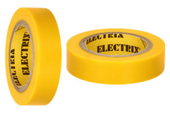PVC elektromos szigetelő szalag 15mm x 10m vízálló Anticor 211 sárga