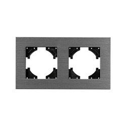 2-es alumínium keret ezüst, ViP ViPlast