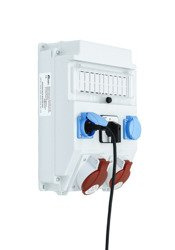 LOP épületelosztó L0P ablak 11 modul 1x32A/5P, 1x16A/5P, 2x230V