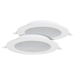 LED beépíthető AURA PRIZMA dupla csomag 2x12W fehér 2700K | 425.000.012 | HOROZ