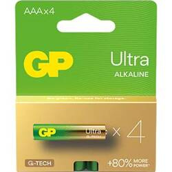 Ultra AAA/LR03 alkáli elemek; 1,5V (4 db)