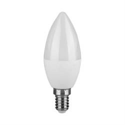 LED izzó E14 3.7W 6500K hideg 320lm gyertya V-TAC