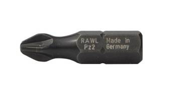 Pozidriv ütőhegyek PZ2, 25 mm műanyag csomag 20 db.