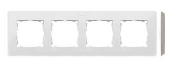 4-es keret Detail original-mono fehér / meleg szürke alap Simon 82 Detail