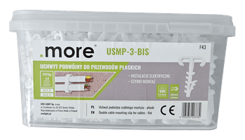 USMP-3-BIS dupla kábeltartó vödör (500 db) M20378 Eco Light