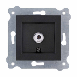 SAT aljzat szűrővel, F-típusú csatlakozó Fémszínű fekete 262/14E EXEN