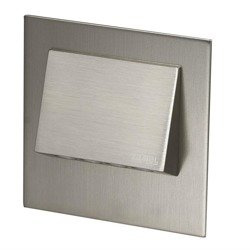 LED Navi felszíni lámpatest kerettel 14V DC, szín rozsdamentes acél, meleg fehér 11-111-22 Ledix Zamel